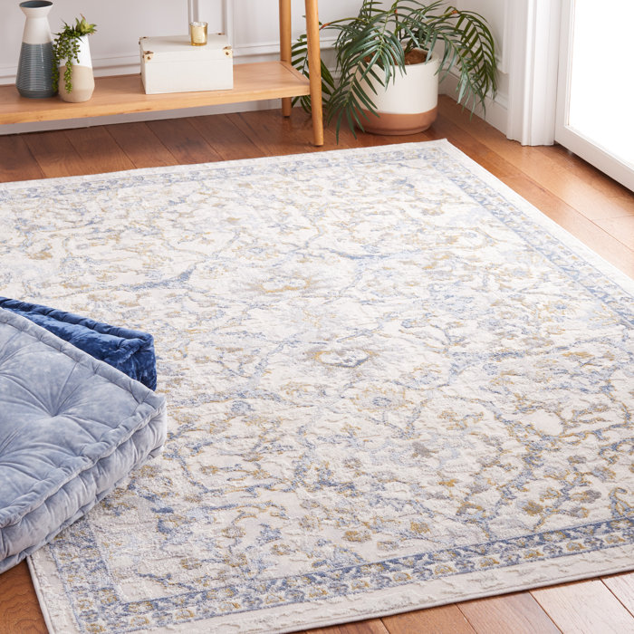 Safavieh Beige/Light Blue Rug & Reviews Wayfair